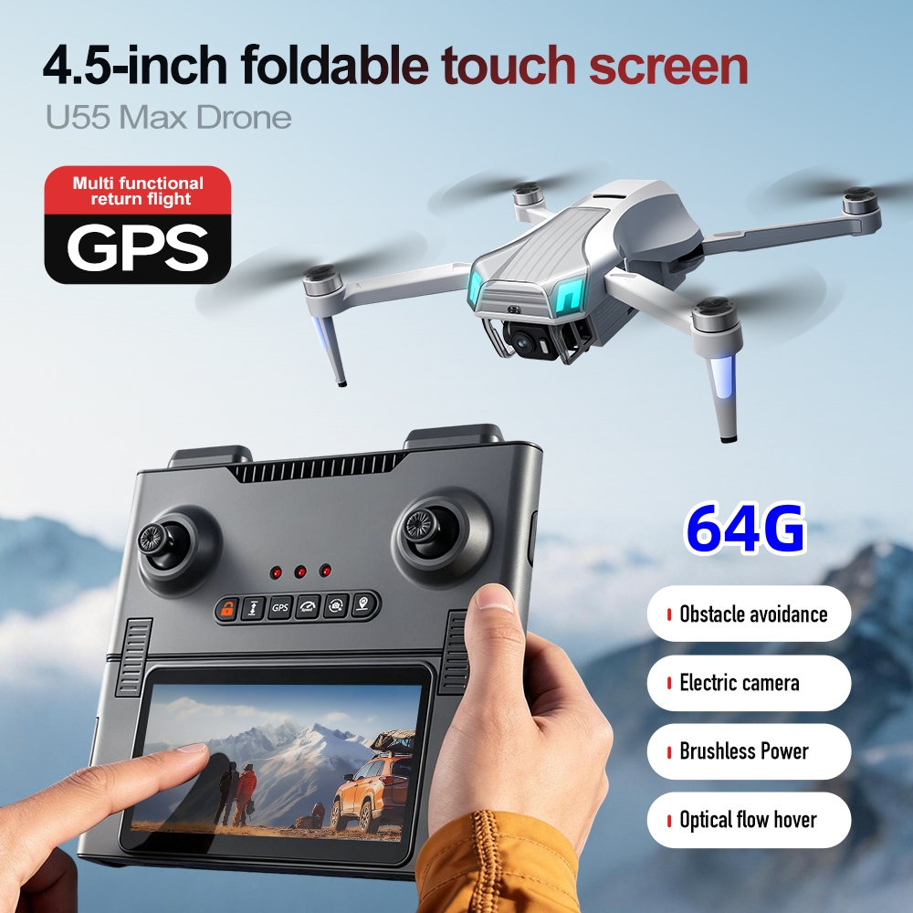 Dron GPS NCZOBOE U55 con Contr - Drone Gimbal 2 Axis reseña y precio
