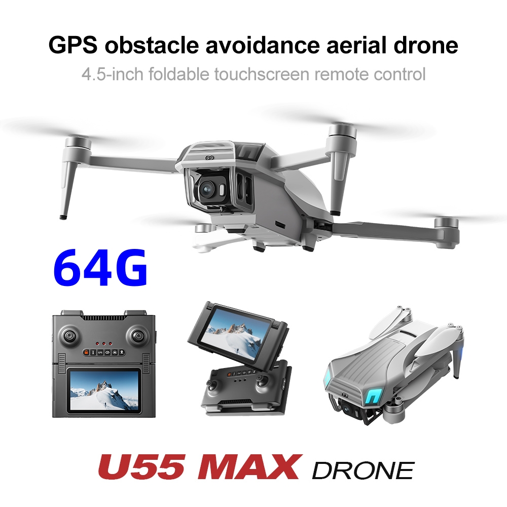 Dron GPS NCZOBOE U55 con Contr - Drone Gimbal 2 Axis reseña y precio