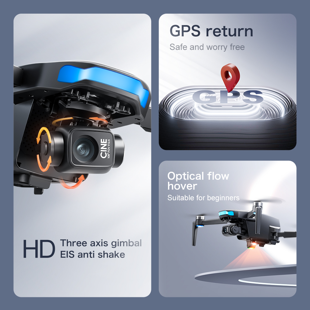 Dron GPS Original S-X1 con cám - Drone Gimbal 3 Axis reseña y precio