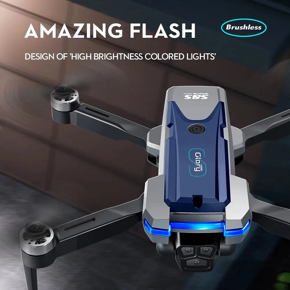 Dron plegable S8S con GPS, 5G, - Drone Gimbal Brushless reseña y precio